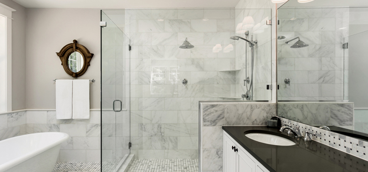 bathroom shower door installation in Oakland Park
